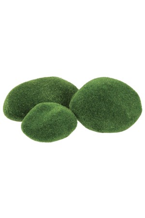 Textured Stones - Mossy (Pack of 8)