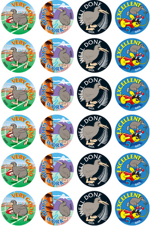 New Zealand Design Merit Stickers
