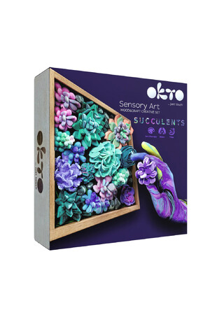 Okto Wood & Craft DIY Succulents: Tenderness