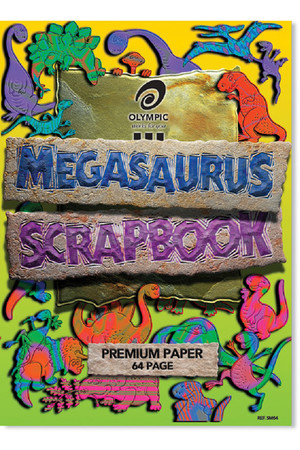 Olympic Megasaurus Scrapbook - 335x240mm: 64 Pages (Pack of 10)