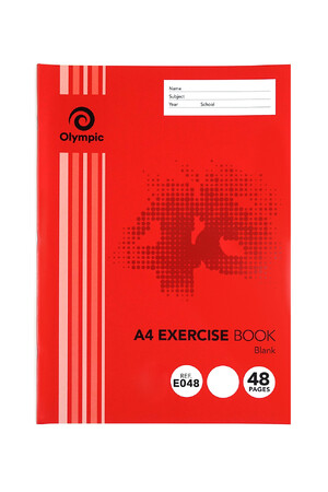 Olympic Exercise Book - 48pg A4 Unruled