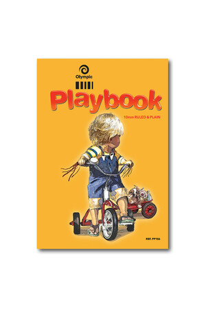 Olympic Play/Activity Book PP106 - 335x240mm 10mm Ruled/Plain: 64pg (Pack of 10)