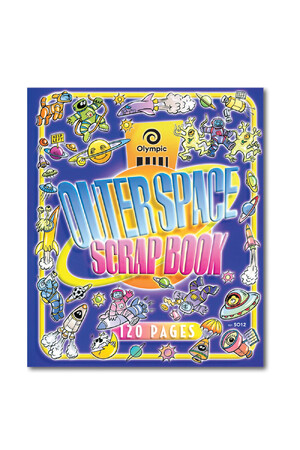 Olympic Scrapbook - Outerspace 60gsm 335X280mm: 120pg (Pack of 10)