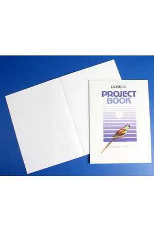 Olympic Project Book 335x240mm - 8mm Ruled: 24 Pages (Pack of 10)