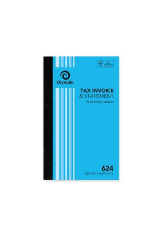 Olympic Tax Invoice & Statement No.624 - 100 Leaf