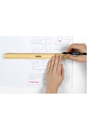 Osmer Ruler - 30cm: Wooden (Pack of 25)