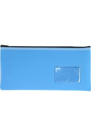 Osmer Pencil Case - Neoprene 1-Zip Jumbo (34x17): Light Blue