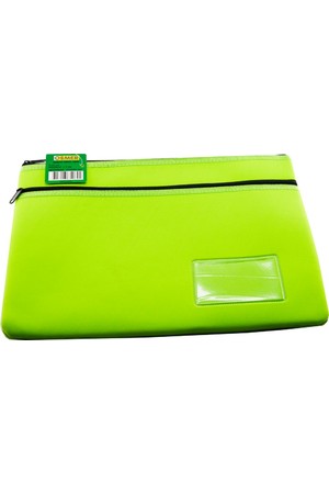 Osmer Pencil Case - Neoprene 2-Zip Giant (35x26): Green