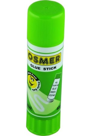 Osmer Glue Stick - White: 40g (Pack of 10)