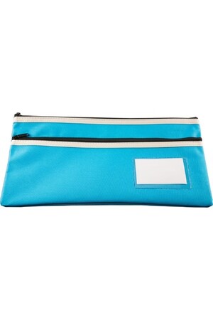 Osmer Polyester Jumbo Pencil Case - 35x18cm (2 Zip)