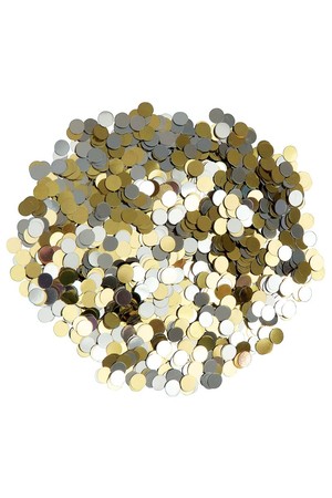 Metallic Confetti - Gold/Silver