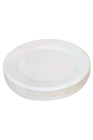 Paper Plate - White: 23cm (Pack of 50)