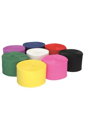 Crepe Streamers - Pack of 48