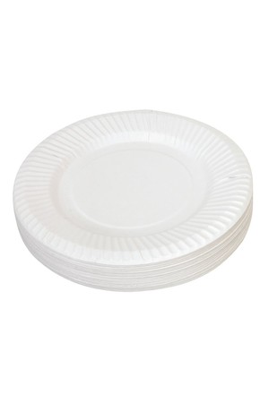 Paper Plate - White: 18cm (Pack of 50)