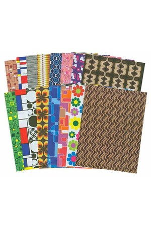 Retro Pop Paper - Pack of 32
