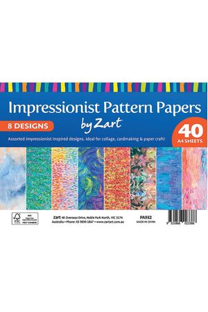 Pattern Papers Impressionist