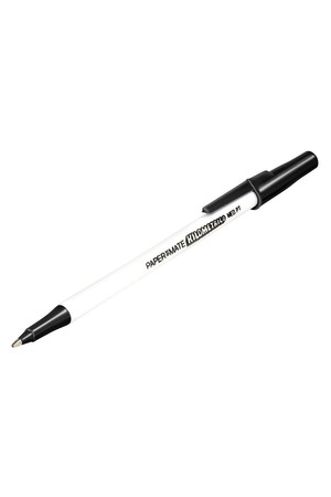 Papermate Pen - Ballpoint Kilometrico: Medium Black (Box of 50)