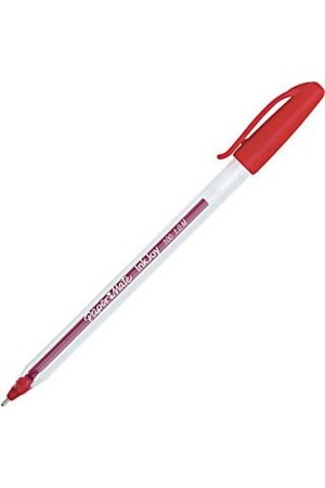 Papermate Inkjoy Pen - 100 (1.00mm): Medium Red (Box of 50)