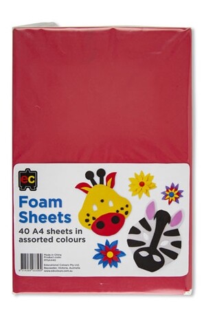 Foam Sheets (A4) - Pack of 40