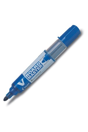 Pilot Whiteboard Markers - Begreen Master Medium Bullet: Blue (Box of 10)