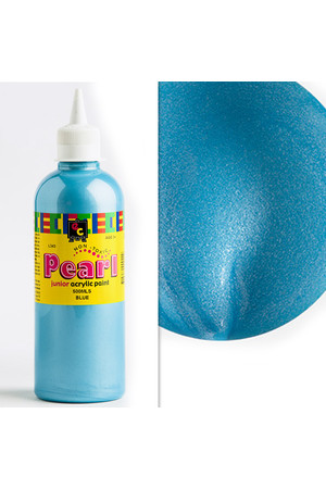 Pearl Paint Junior Acrylic Paint 500mL - Blue