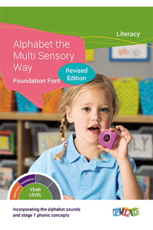 Alphabet the Multi Sensory Way - Foundation Font