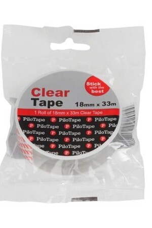 PiloTape Clear Tape - 18mmx33m (Single)