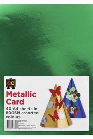 Metallic Card (A4) - Pack of 40