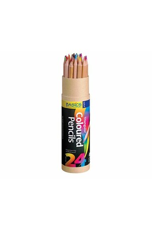 Basics - Triangular Colour Pencils (Pack of 24)