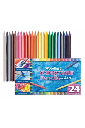Zart - Woodless Watercolour Pencils (Pack of 24)