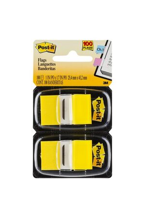 Post-It Flags - Yellow (Pack of 2)