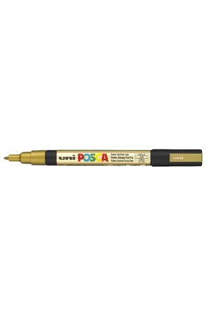 POSCA Paint Marker PC-3M Fine Bullet Tip 0.9-1.3mm - Gold