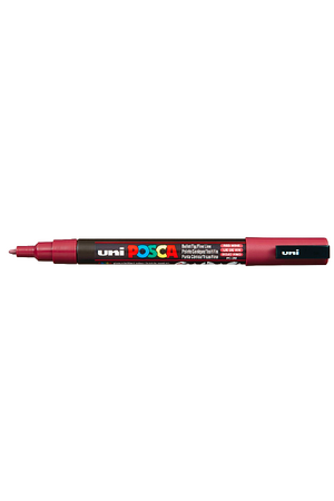 POSCA Paint Marker PC-3M Fine Bullet Tip 0.9-1.3mm - Wine