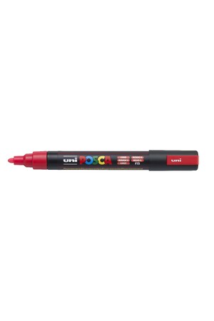 POSCA Paint Marker PC-5M Medium Bullet Tip 1.8-2.5mm - Fluoro Red
