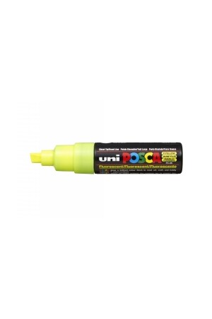 POSCA Paint Marker PC-8KF Broad Chisel Tip - Fluoro Yellow