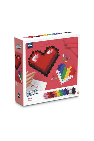 Plus-Plus - Puzzle by Number: Heart (250 pcs)