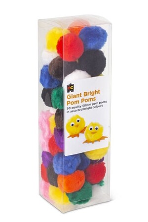 Pom Poms - Pack of 50: Brights (50mm)