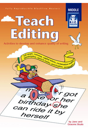 Teach Editing - Ages 8-10