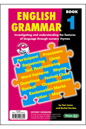 English Grammar - Book 1: Ages 5-6