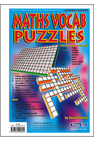 Maths Vocab Puzzles
