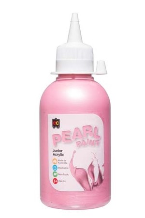 Pearl Paint Junior Acrylic Paint 250mL - Pink