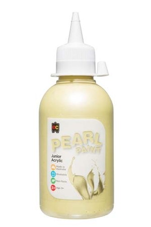 Pearl Paint Junior Acrylic Paint 250mL - Yellow