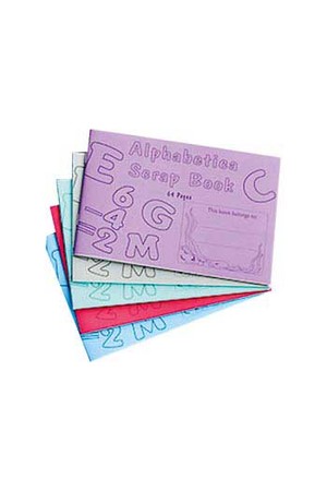 Protext Scrapbook (Alphabetica) - 165x245mm, 100gsm PP Cover: 64 Pages (Pack of 10)