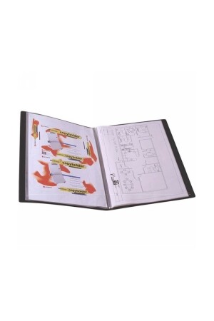 Protext Display Book - A3 (20 Page) Fixed Insert Cover/Spine: Black