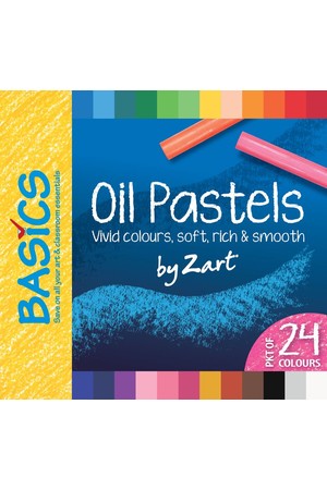Basics - Oil Pastels: Large (Pack of 24)