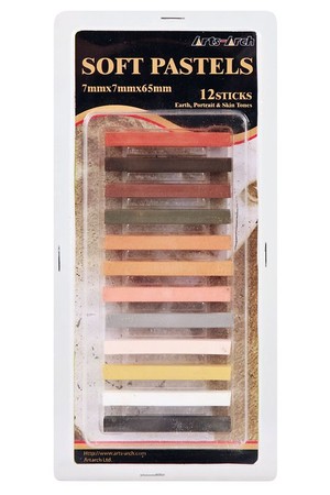 Basics - Soft Pastels: Skin Tone (Pack of 12)