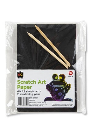 Scratch Art Paper (Pack of 40) - A5