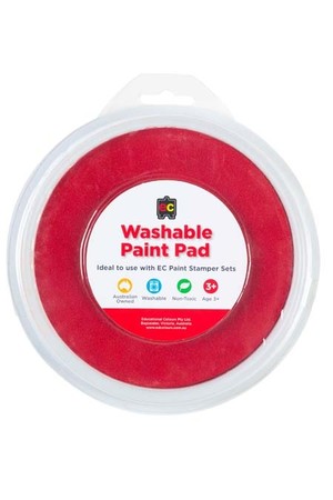 Paint Stamper Pad Red 15cm Diameter
