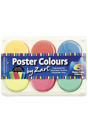 Poster Colours by Zart - Fluoro Palette