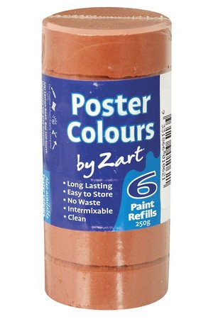 Poster Colours by Zart (Refills) - Burnt Sienna